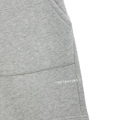 POP Trading Company Training Jogger Short Grey Heather POPSS24_04-014 Degli Uberti